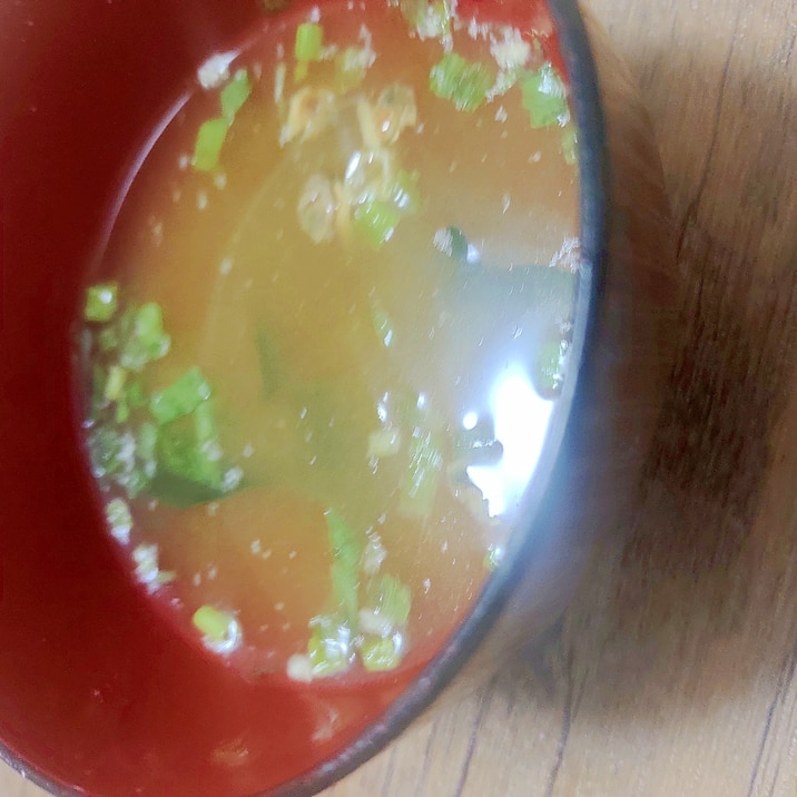 葱と豆腐の味噌汁